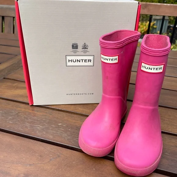 Hunter Shoes Hunter Pink Boots Size Poshmark